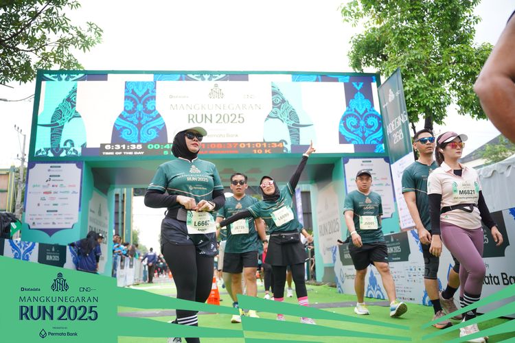 Race photo from Mangkunegaran Run 2025