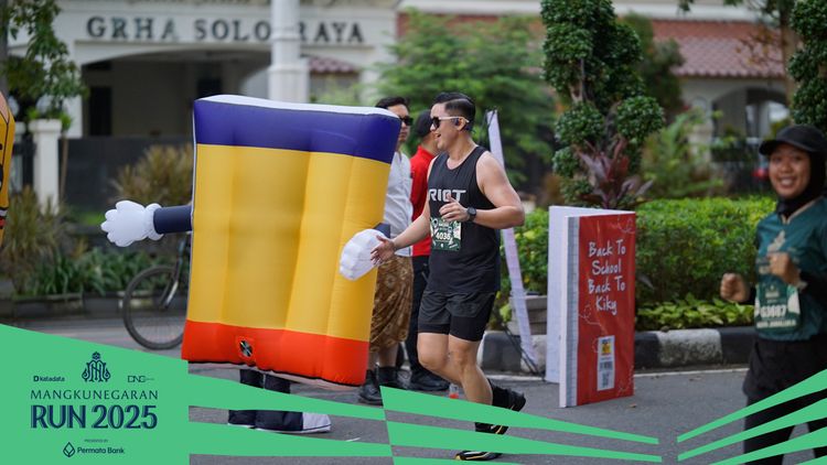 Race photo from Mangkunegaran Run 2025