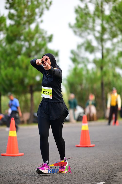 Race photo from CISANGKAN KBP CITY RUN 2025