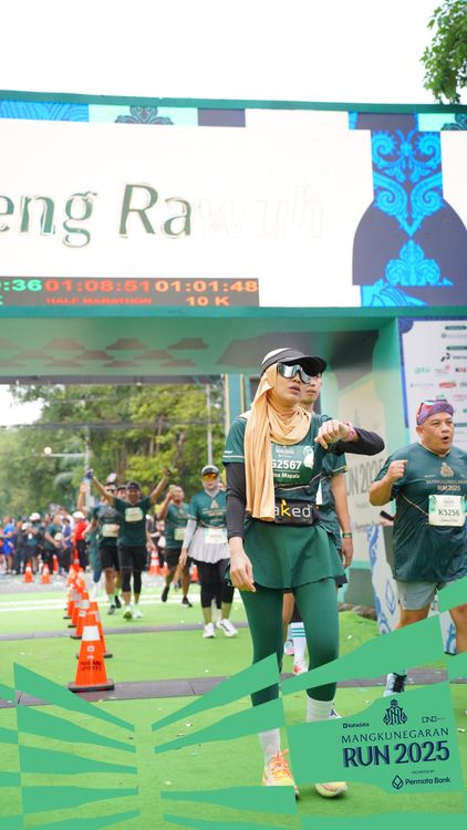 Race photo from Mangkunegaran Run 2025