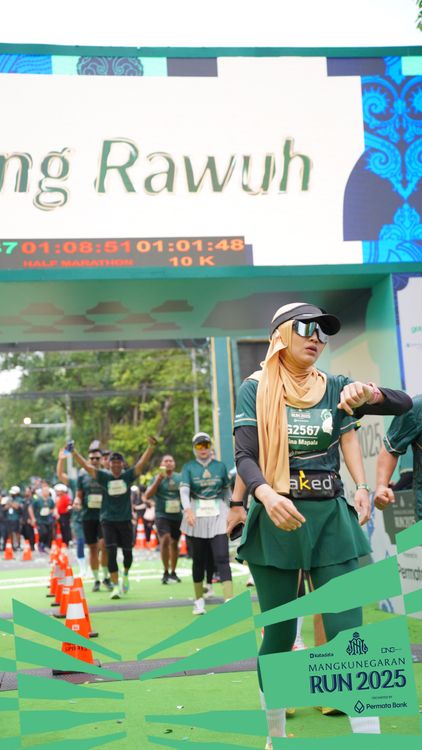 Race photo from Mangkunegaran Run 2025