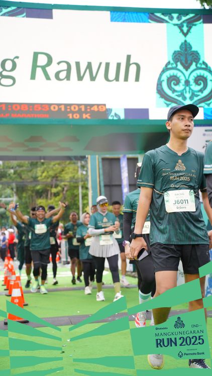 Race photo from Mangkunegaran Run 2025
