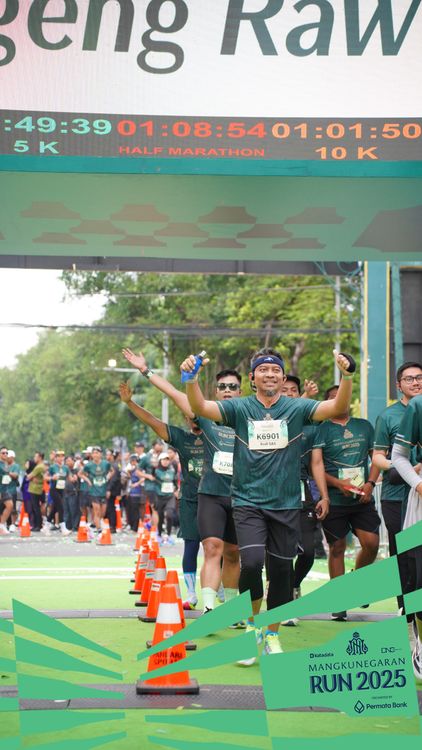 Race photo from Mangkunegaran Run 2025