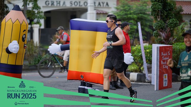 Race photo from Mangkunegaran Run 2025
