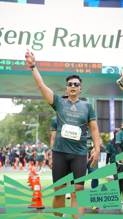 Race photo from Mangkunegaran Run 2025
