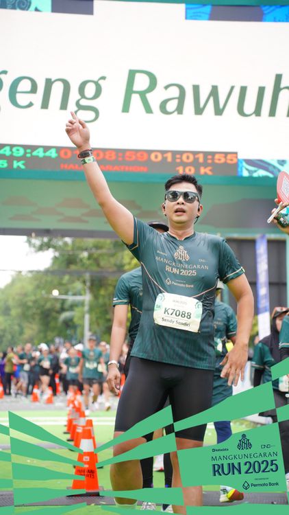 Race photo from Mangkunegaran Run 2025