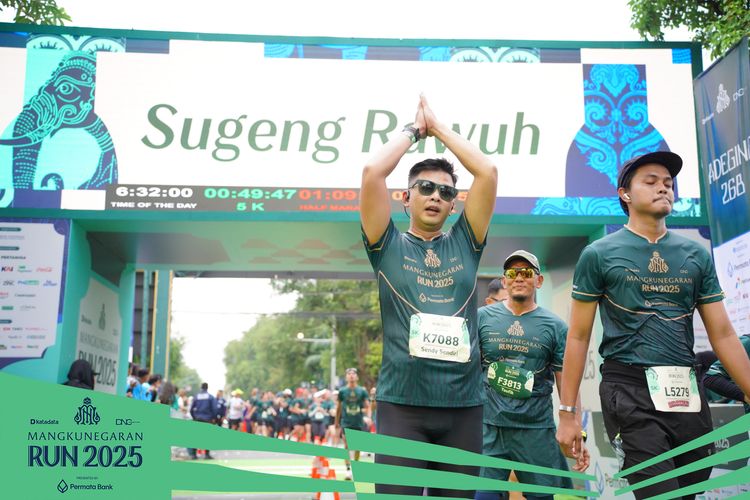 Race photo from Mangkunegaran Run 2025