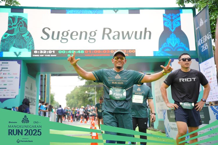 Race photo from Mangkunegaran Run 2025
