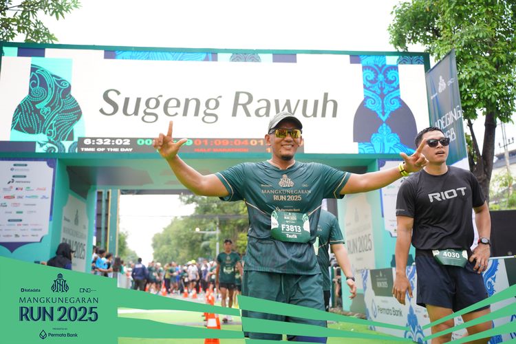 Race photo from Mangkunegaran Run 2025