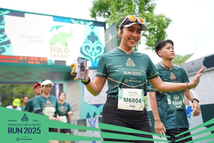 Race photo from Mangkunegaran Run 2025