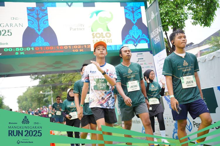 Race photo from Mangkunegaran Run 2025