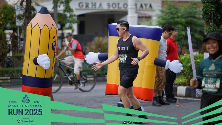 Race photo from Mangkunegaran Run 2025