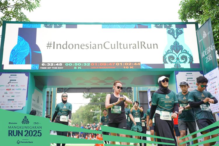 Race photo from Mangkunegaran Run 2025