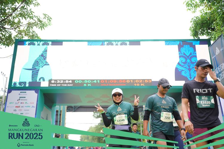Race photo from Mangkunegaran Run 2025