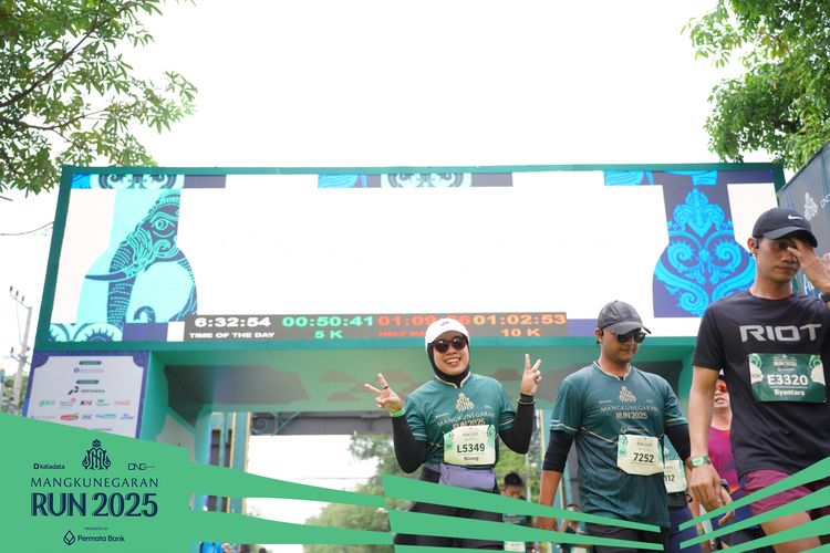 Race photo from Mangkunegaran Run 2025