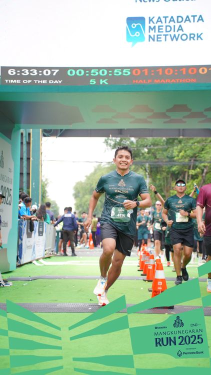 Race photo from Mangkunegaran Run 2025