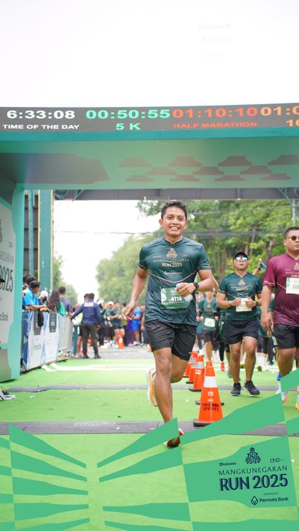 Race photo from Mangkunegaran Run 2025