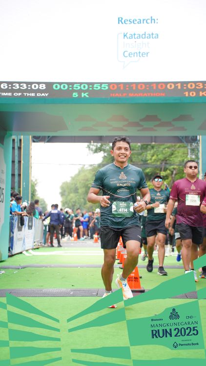 Race photo from Mangkunegaran Run 2025