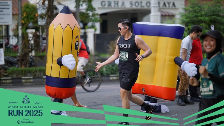 Race photo from Mangkunegaran Run 2025