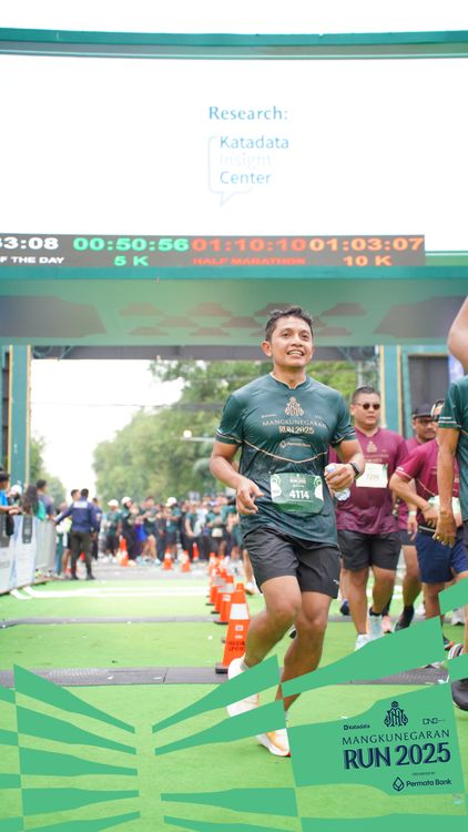 Race photo from Mangkunegaran Run 2025