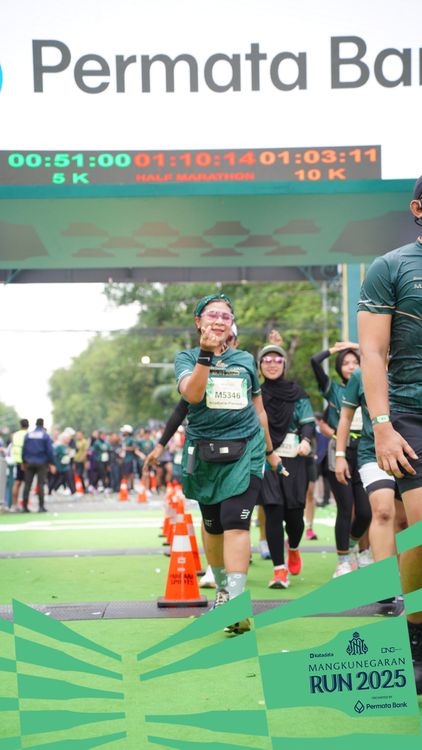 Race photo from Mangkunegaran Run 2025