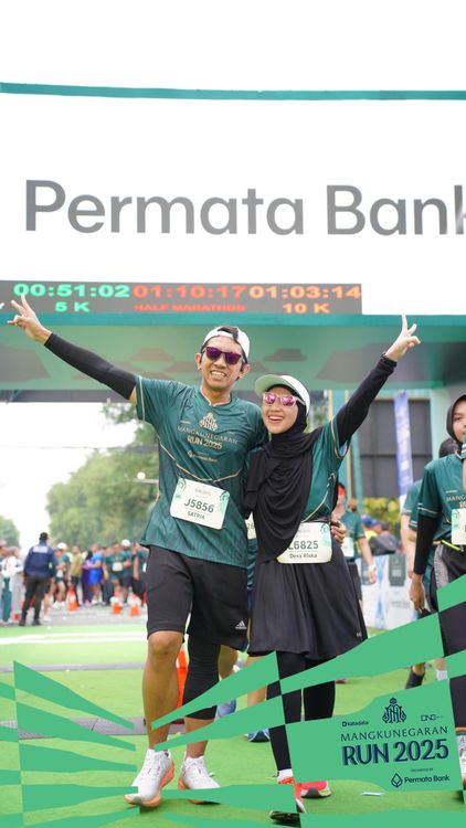 Race photo from Mangkunegaran Run 2025