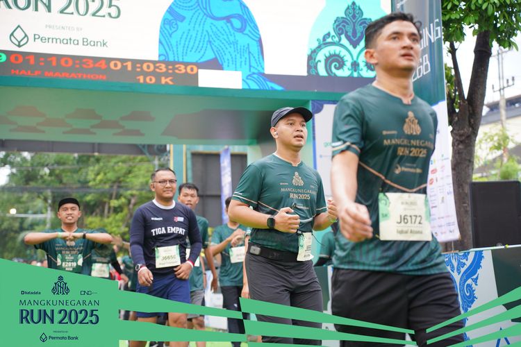 Race photo from Mangkunegaran Run 2025