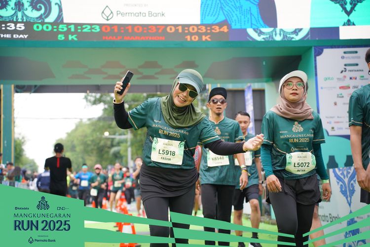 Race photo from Mangkunegaran Run 2025