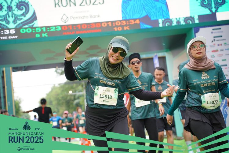 Race photo from Mangkunegaran Run 2025