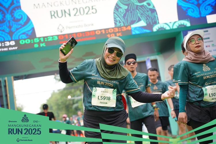 Race photo from Mangkunegaran Run 2025