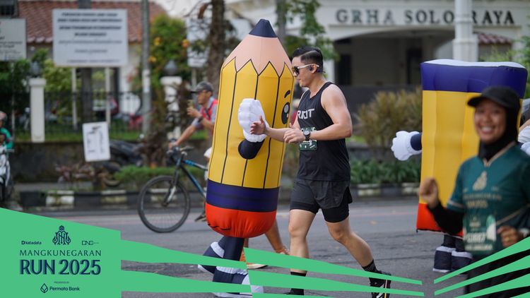 Race photo from Mangkunegaran Run 2025