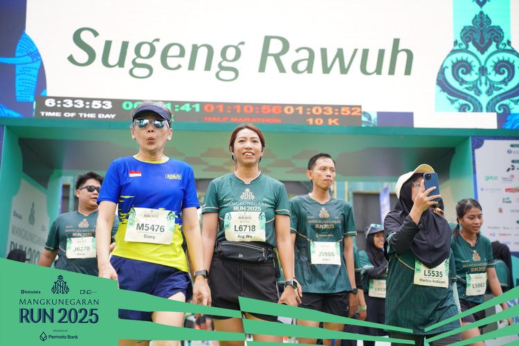 Race photo from Mangkunegaran Run 2025