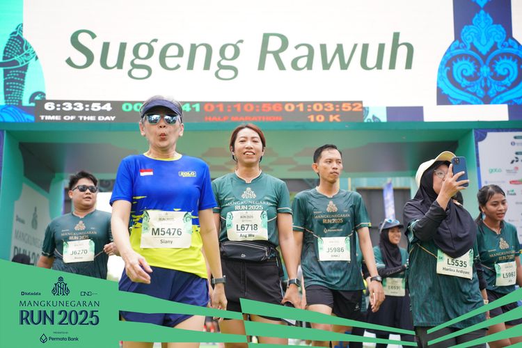 Race photo from Mangkunegaran Run 2025