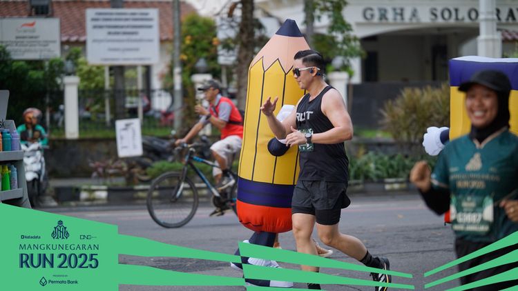 Race photo from Mangkunegaran Run 2025