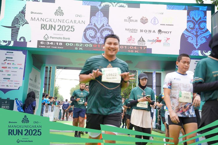 Race photo from Mangkunegaran Run 2025