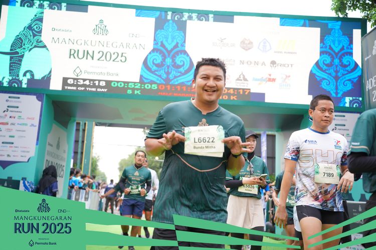Race photo from Mangkunegaran Run 2025