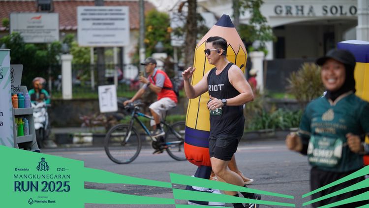 Race photo from Mangkunegaran Run 2025