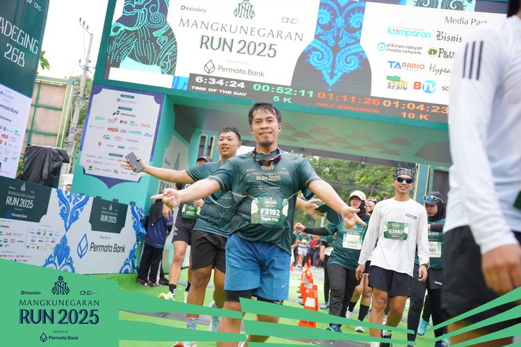 Race photo from Mangkunegaran Run 2025