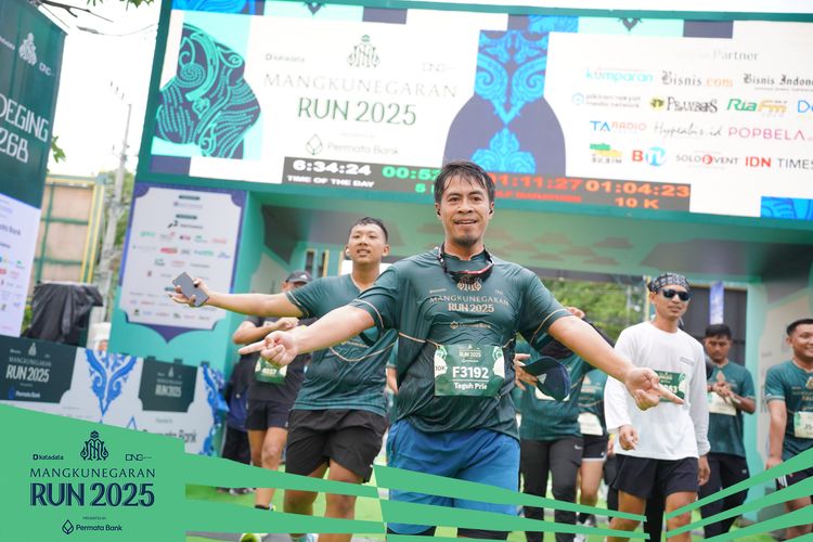 Race photo from Mangkunegaran Run 2025