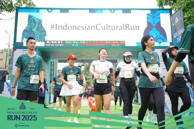 Race photo from Mangkunegaran Run 2025