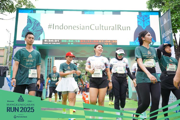 Race photo from Mangkunegaran Run 2025