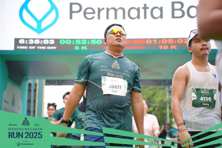 Race photo from Mangkunegaran Run 2025