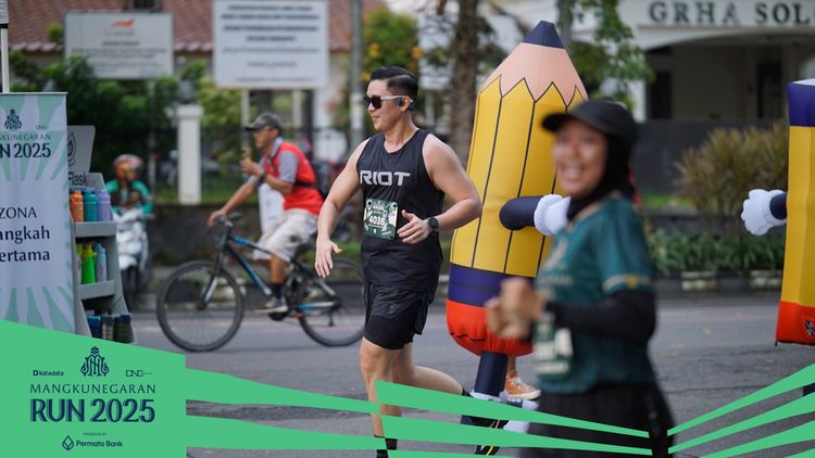 Race photo from Mangkunegaran Run 2025