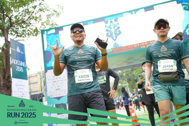 Race photo from Mangkunegaran Run 2025