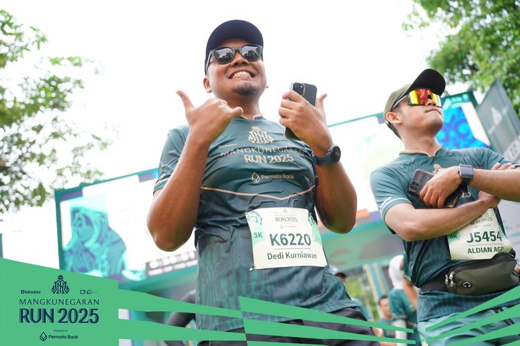 Race photo from Mangkunegaran Run 2025