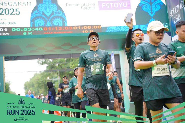 Race photo from Mangkunegaran Run 2025
