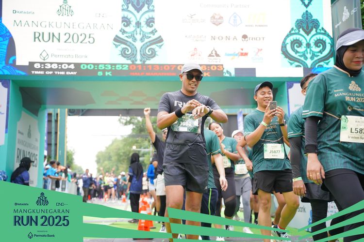Race photo from Mangkunegaran Run 2025