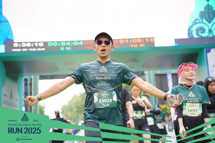 Race photo from Mangkunegaran Run 2025