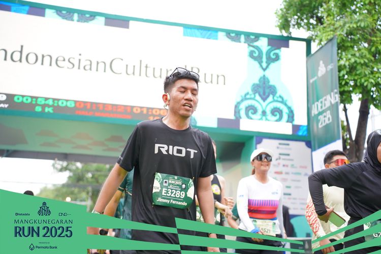 Race photo from Mangkunegaran Run 2025