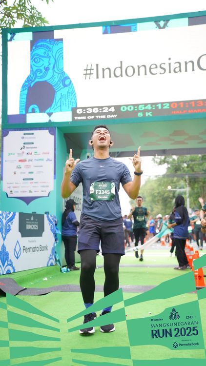 Race photo from Mangkunegaran Run 2025